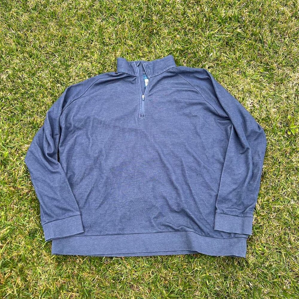 Rayn Spooner navy blue quarter zip sweatshirt Size XXL #golfwear #athleisure